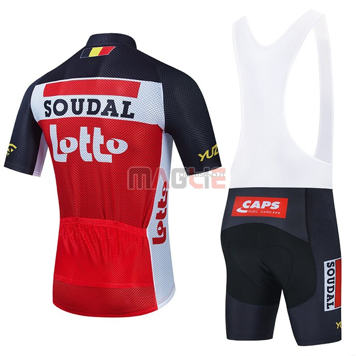 Maglia Lotto Soudal Manica Corta 2021 Nero Bianco Rosso - Clicca l'immagine per chiudere